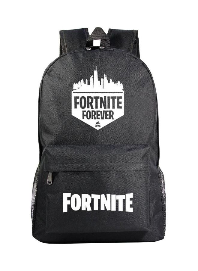 Fortnite Royale Battle School Backpack Black/White