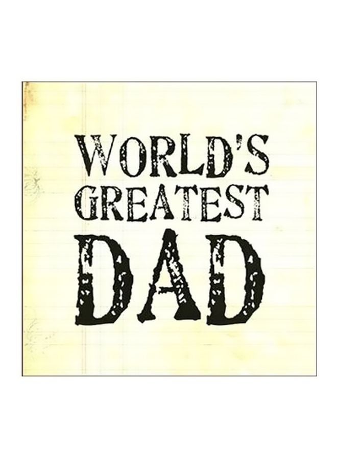 Decorative Wall Poster Beige/Black 32x32cm