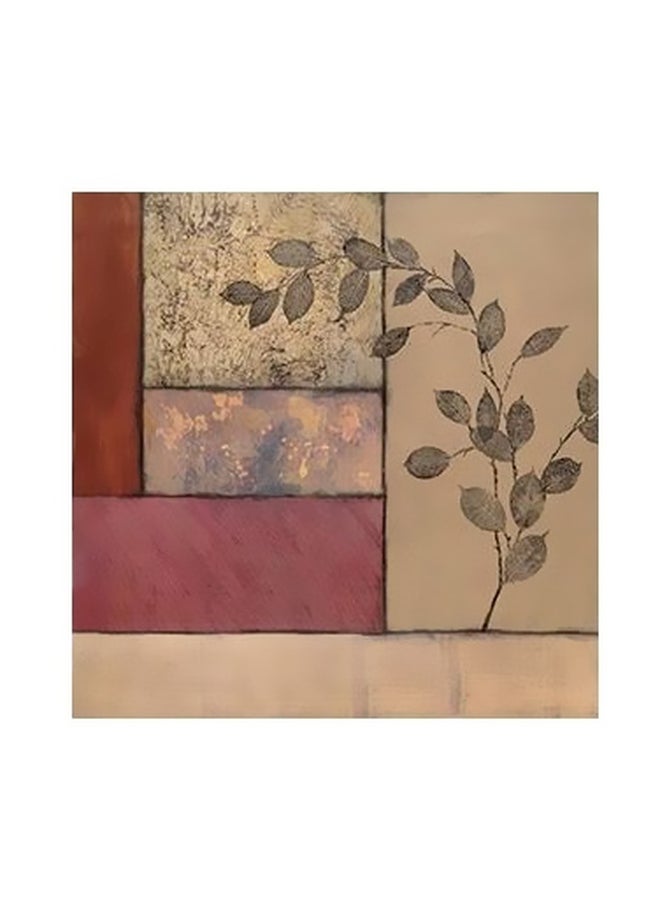 بوستر حائط للتزيين أحمر/ بيج/ برتقالي 15x15سم