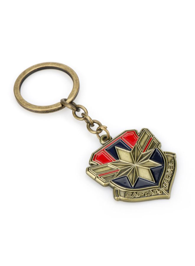 Generic Marvel's The Avengers Captain Marvel Necklace Key Chain  - Image 2