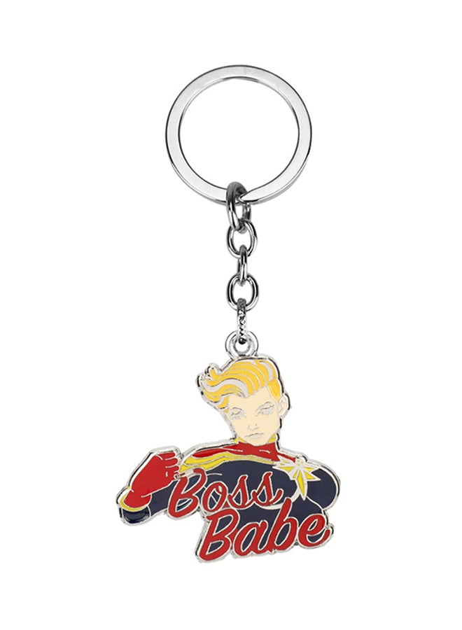 Generic Marvel's The Avengers Captain Marvel Necklace Key Chain  - Image 1