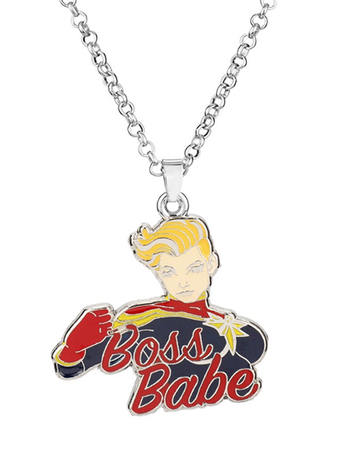 Generic Marvel's The Avengers Captain Marvel Necklace Key Chain  - Image 1
