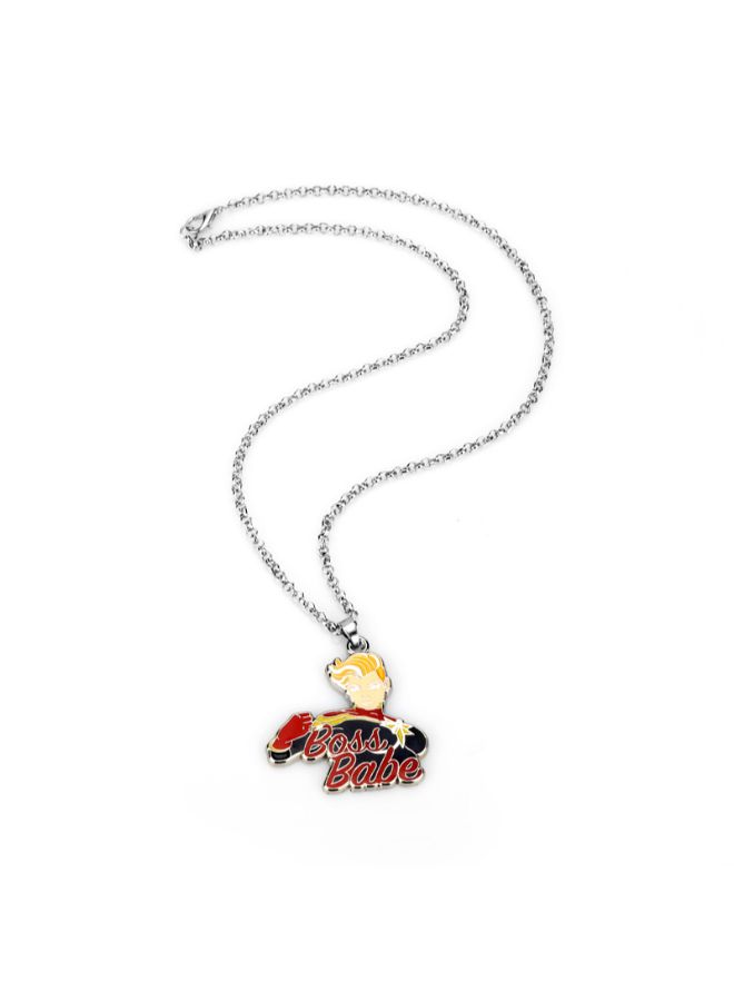 Generic Marvel's The Avengers Captain Marvel Necklace Key Chain  - Image 2