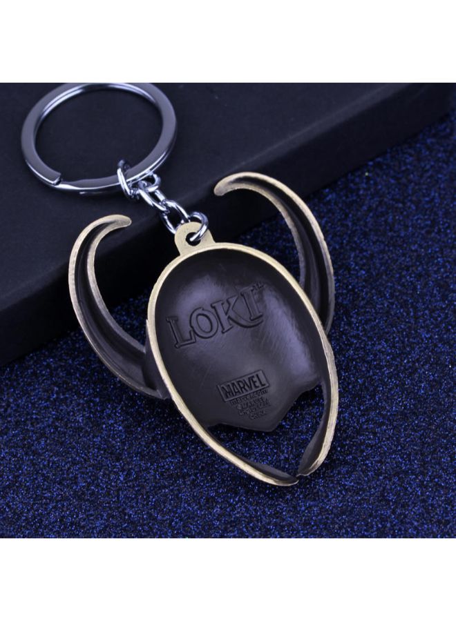 Generic Marvel's The Avengers Loki Helmet Key Chain - Image 3