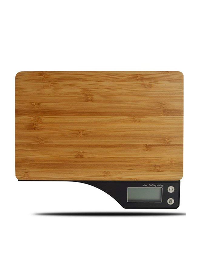 Digital Pocket Electronic Hanging Scale Brown 7.9 x 6.5 x 0.7inch  - Image 1