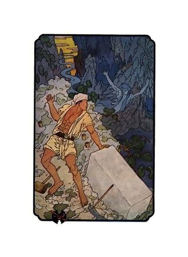 فوتو بلوك بوستر حائط للتزيين أزرق / رمادي / بني 45x31سم