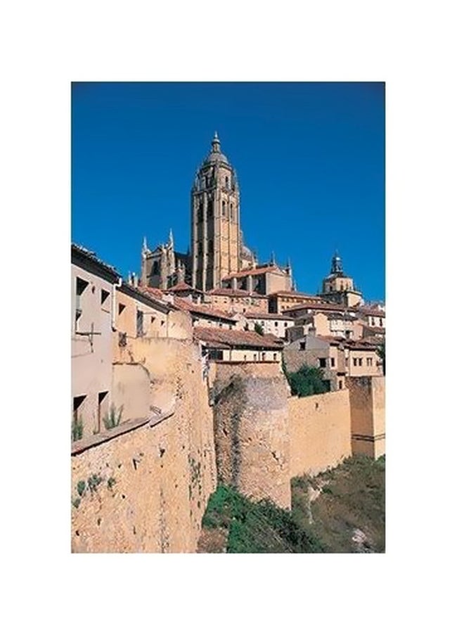 Decorative Wall Poster Beige/Blue 60x40cm