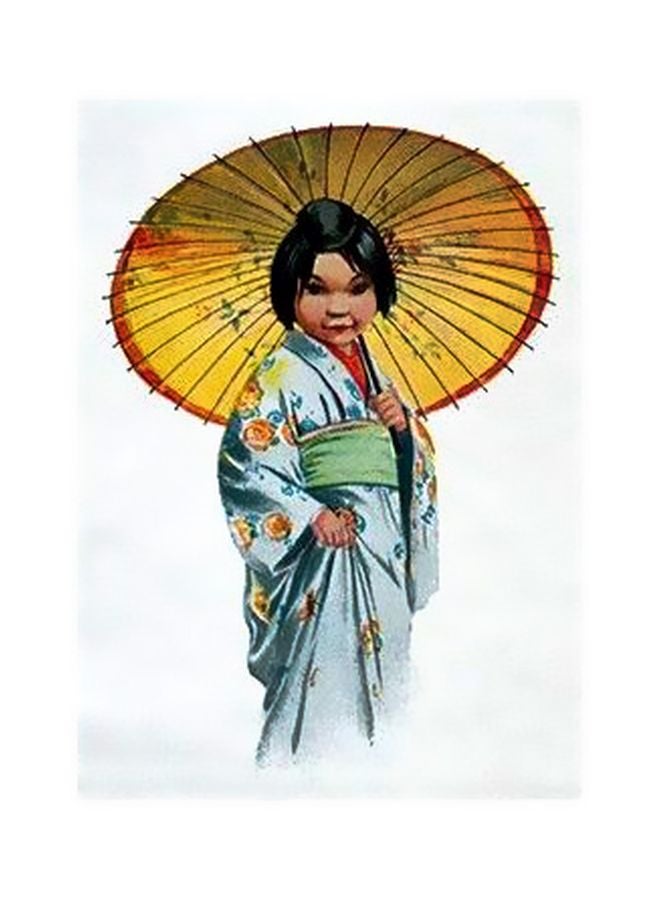 بوستر حائط للتزيين أزرق/أصفر/أحمر