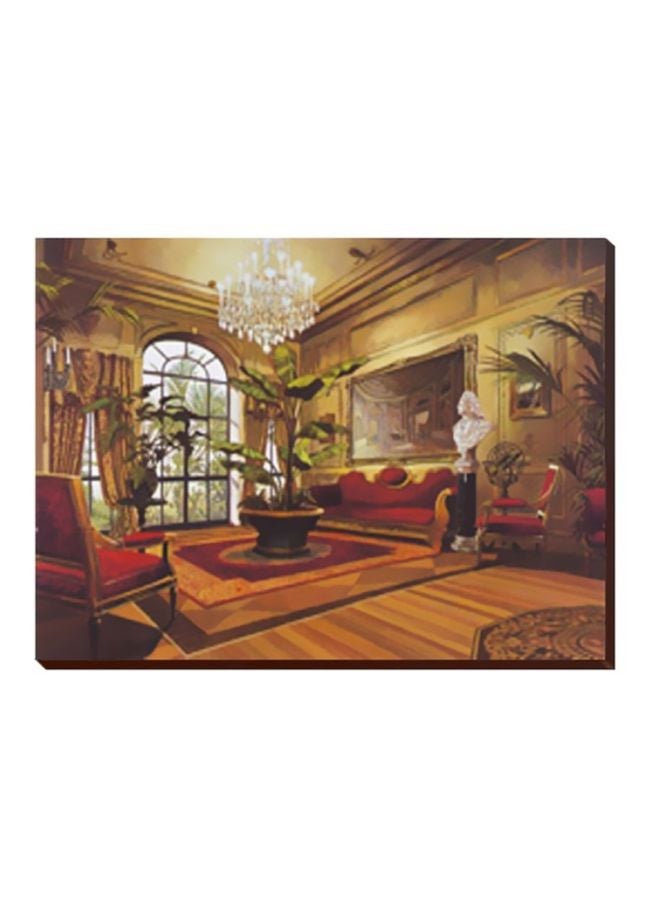 Photo Block Decorative Wall Poster With Frame Multicolour 30x20cm