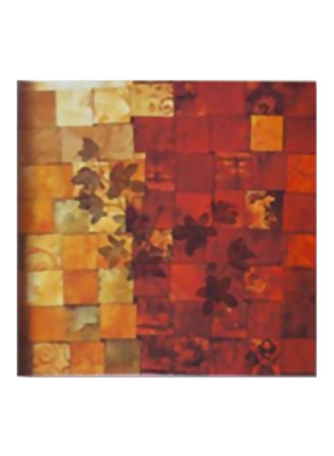 لوحة جدارية لتزيين الحائط مع إطار بني/بيج 15x15سم