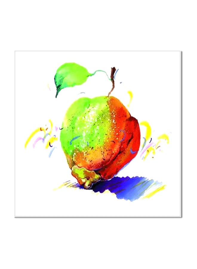 بوستر جداري للتزيين مع إطار أخضر / أحمر 20x20سم