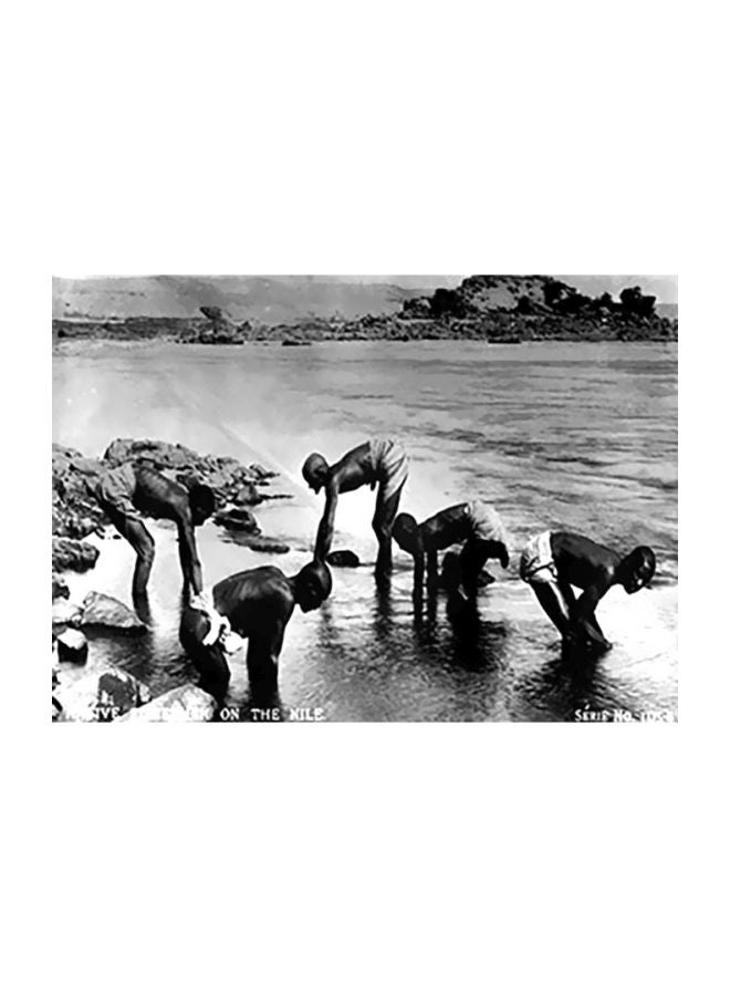 Decorative Wall Poster With Frame Multicolour 24x34cm