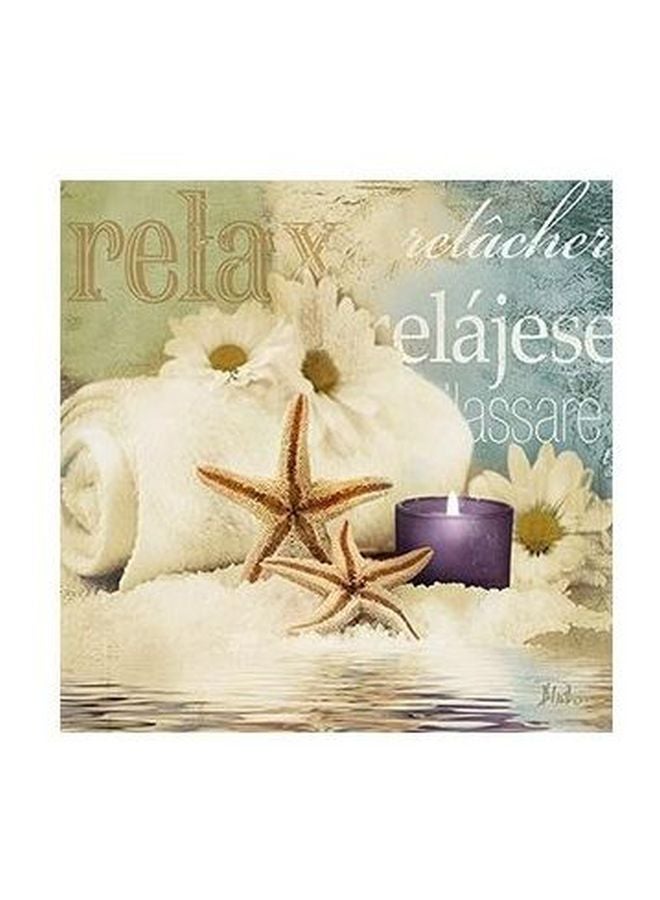 بوستر حائط للتزيين أزرق/أبيض/أخضر 15×15سم