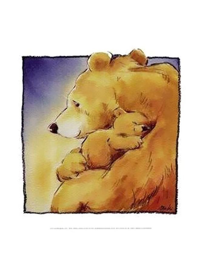 Decorative Wall Poster Beige 15x15cm