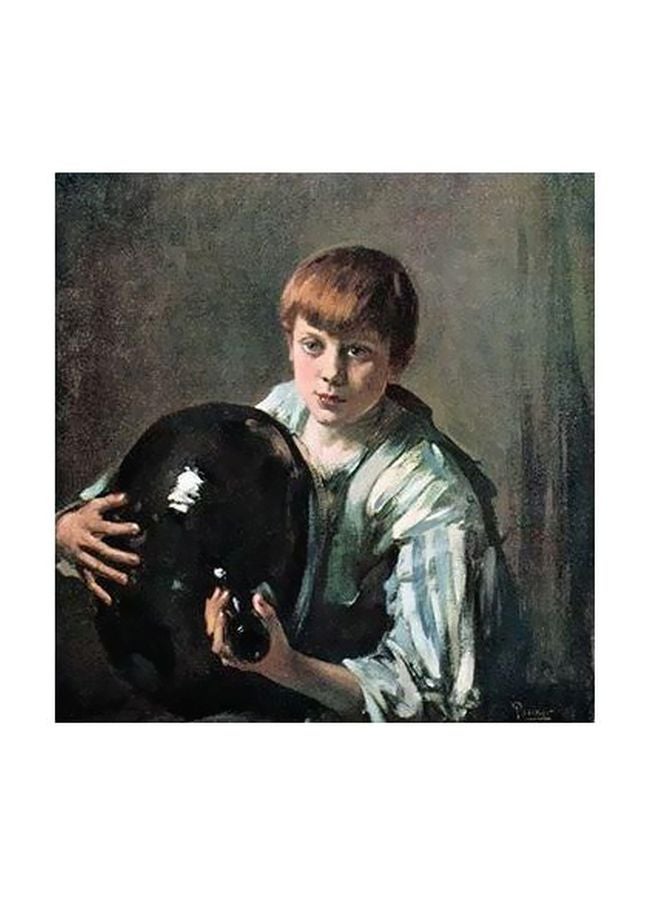 PHOTOBLOCK Decorative Wall Poster Green/Beige/Brown 15x15cm