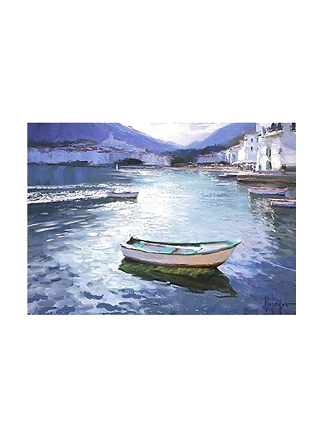 Decorative Wall Poster With Frame Multicolour 31x45cm