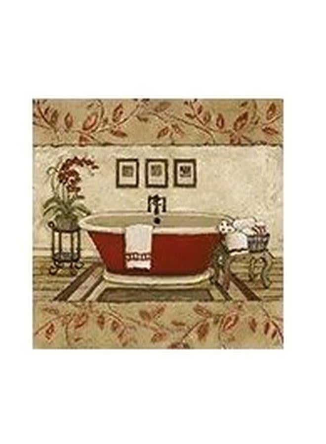 فوتو بلوك بوستر حائط للتزيين بيج / أحمر/أخضر 15x15سم