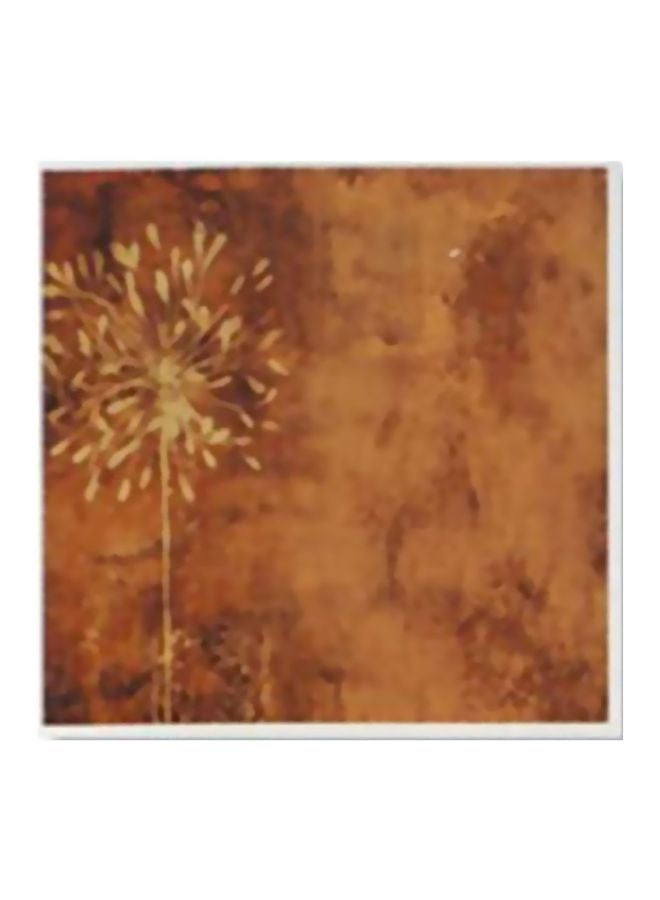 Decorative Wall Poster Brown 24x24cm