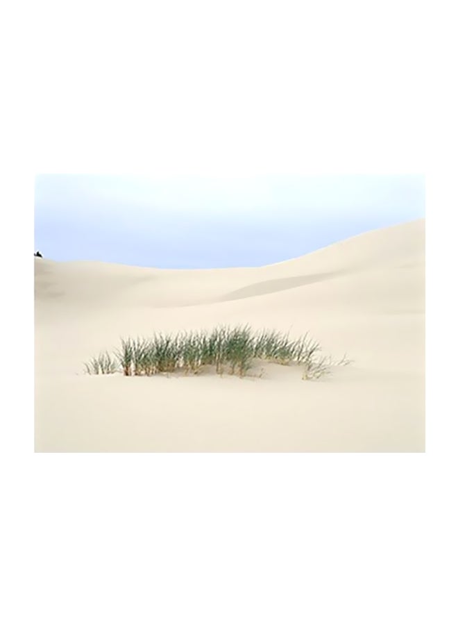 Decorative Wall Poster White/Beige/Green 18x24cm