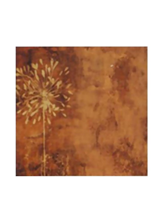 فوتو بلوك بوستر جداري للتزيين مع إطار بني/بيج 34x34سم