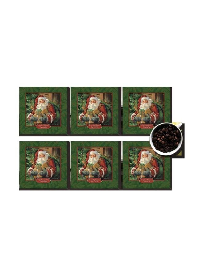 فوتو بلوك مجموعة حاملات أكواب للزينة - 6 قطع متعدد الألوان 7x7سم