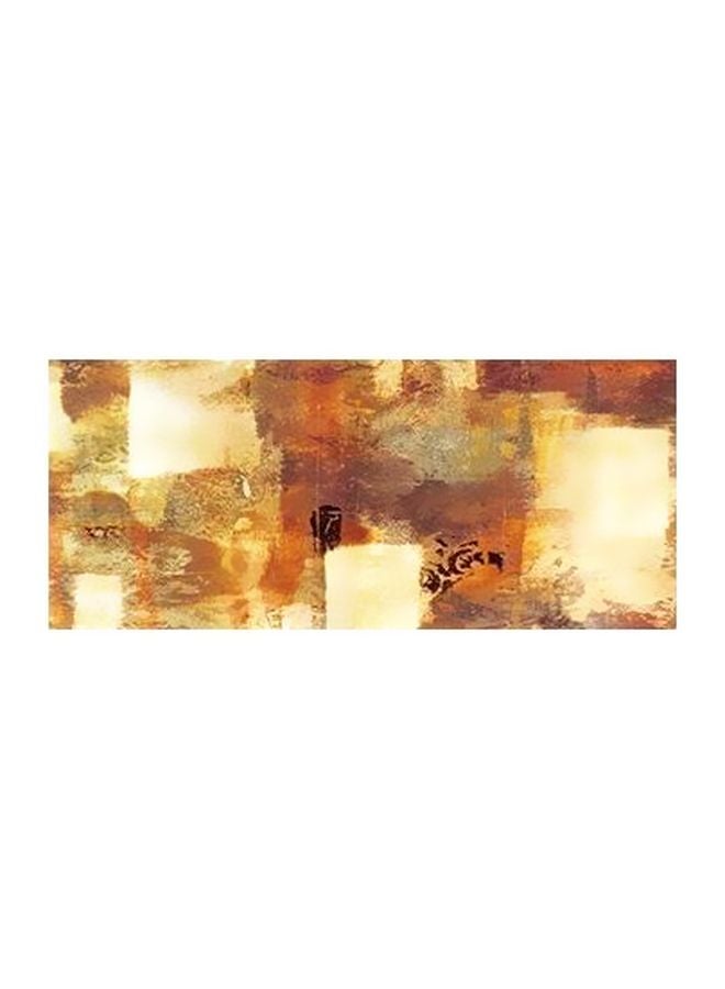 بوستر حائط للتزيين أصفر/بيج/أحمر 60x20سم