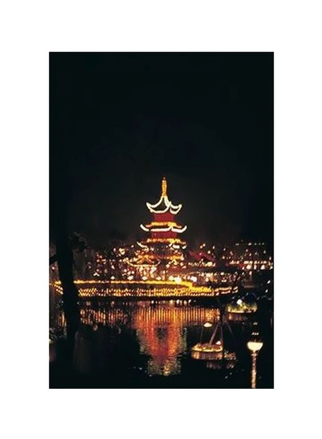 بوستر حائط للتزيين أسود/ أصفر 60X40سم