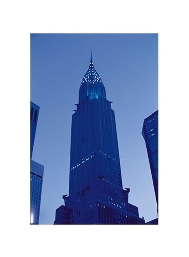 بوستر حائط للتزيين أزرق 34X24سم