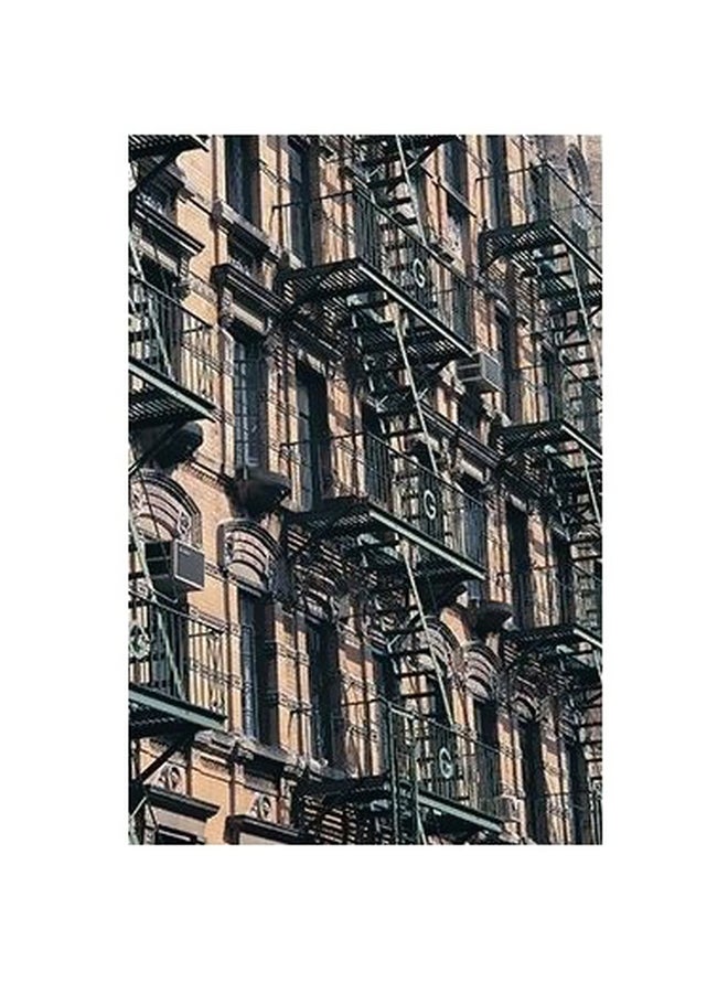 بوستر حائط للتزيين البني/الرمادي 60x40سم