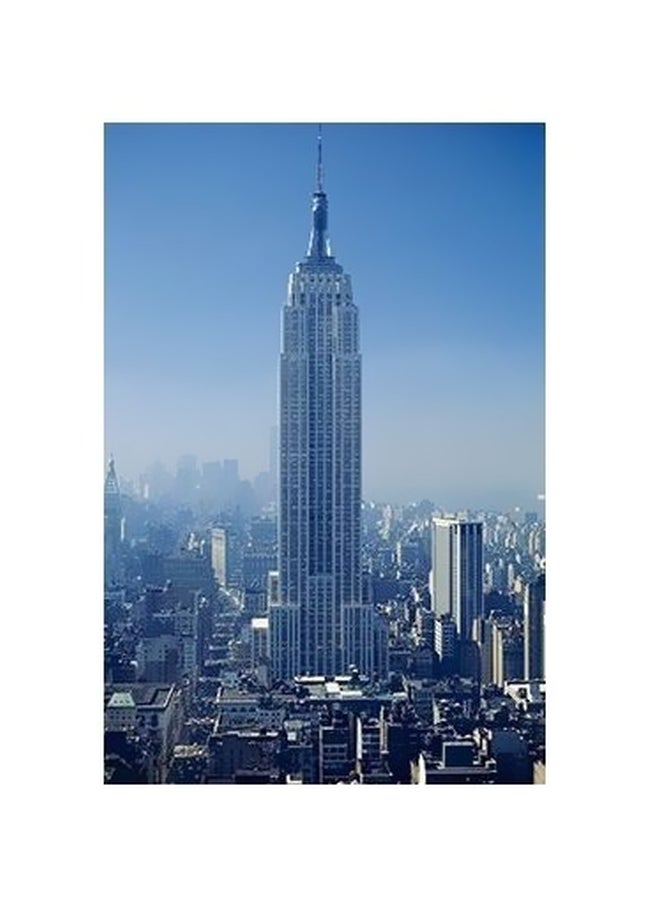 بوستر حائط للتزيين أزرق/رمادي 60x40سم