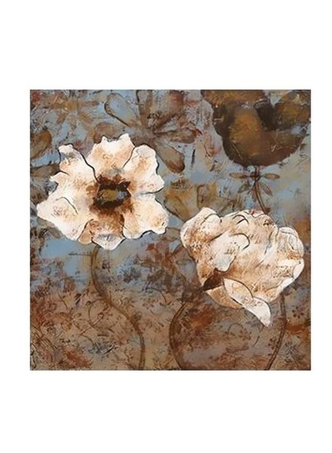 فوتو بلوك بوستر حائط للتزيين أبيض/أزرق/بني 32X32سم