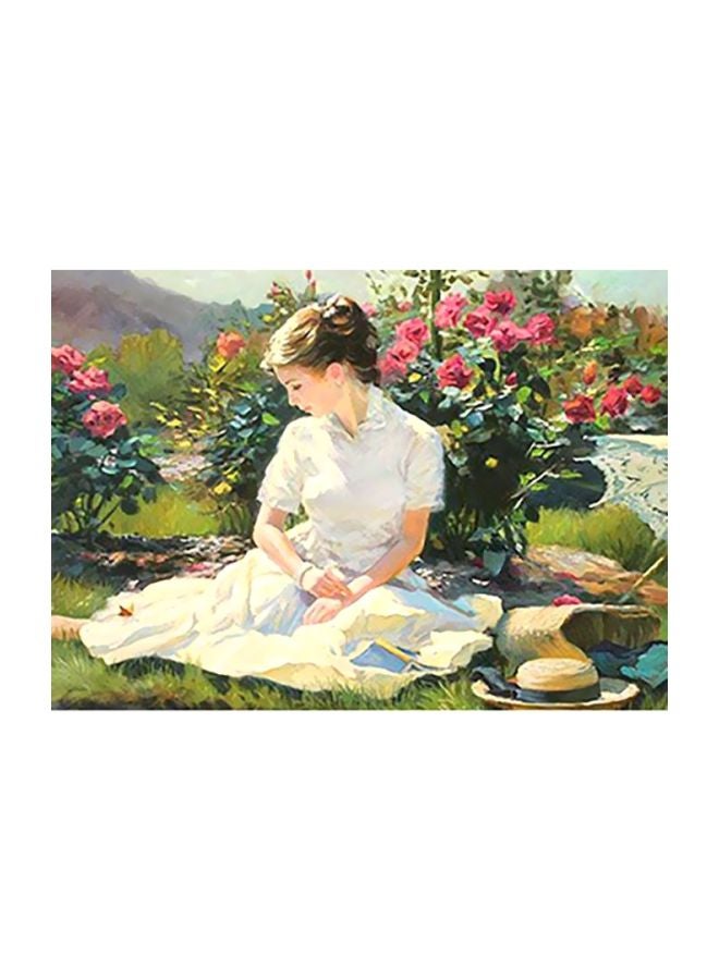 فوتو بلوك بوستر حائط للتزيين أزرق/أخضر/بيج 18x24سم