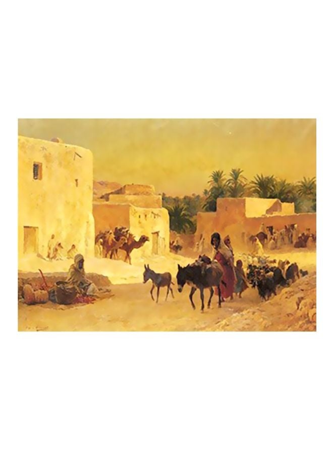 لوحة فنية لديكور الحائط متعدد الألوان 18x24سم