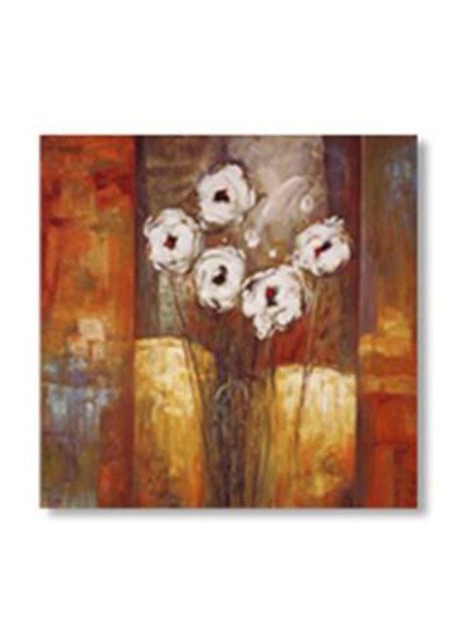 PHOTOBLOCK Decorative Wall Poster Red/Yellow/White 15x15cm 
