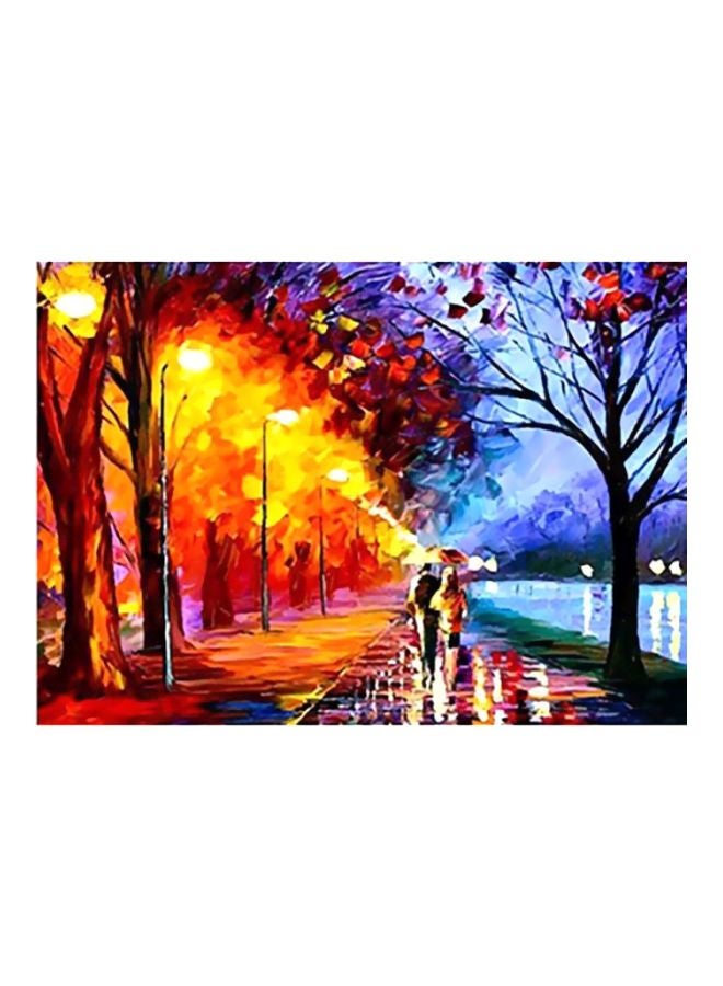 لوحة فنية لديكور الحائط متعدد الألوان 18x24سم