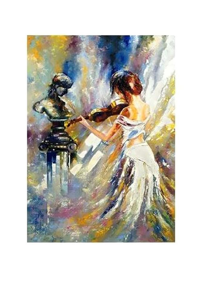 فوتو بلوك بوستر حائط للتزيين أصفر/ رمادي/ أسود 24x34سم