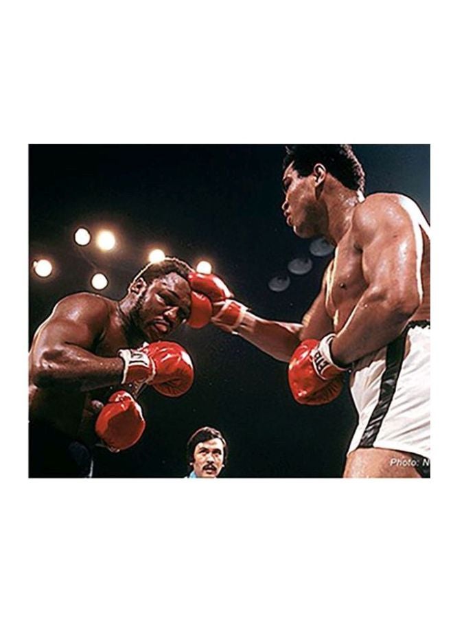 فوتو بلوك بوستر حائط للتزيين بيج/أحمر/أسود 40x60سم