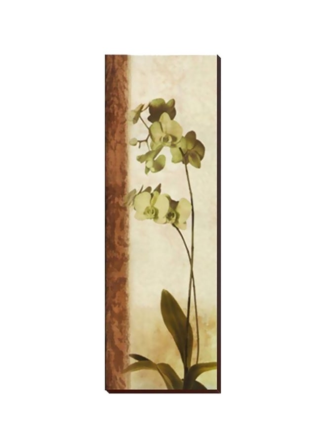 PHOTOBLOCK Decorative Wall Painting Green/Brown 13x45cm