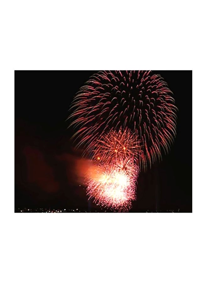 بوستر جداري مطبوع للتزيين برتقالي/أسود 18X24سم