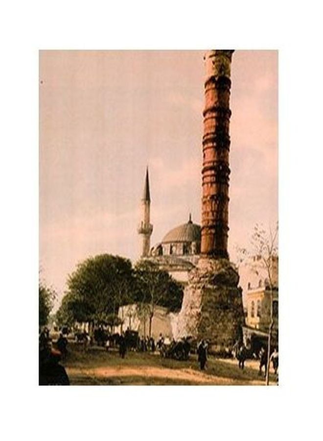 فوتو بلوك بوستر حائط للتزيين البيج/ الأخضر/ البني 18x24سم