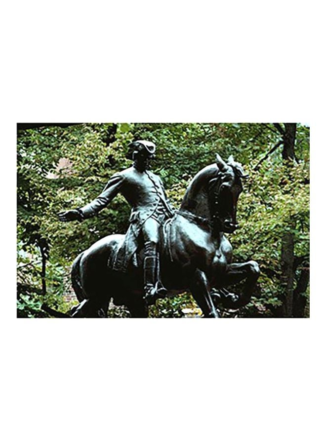 فوتو بلوك بوستر حائط للتزيين أسود/أخضر 40x60سم