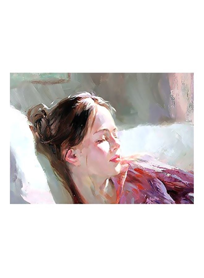 بوستر حائط للتزيين رمادي/ أحمر/ أبيض 24X34سم