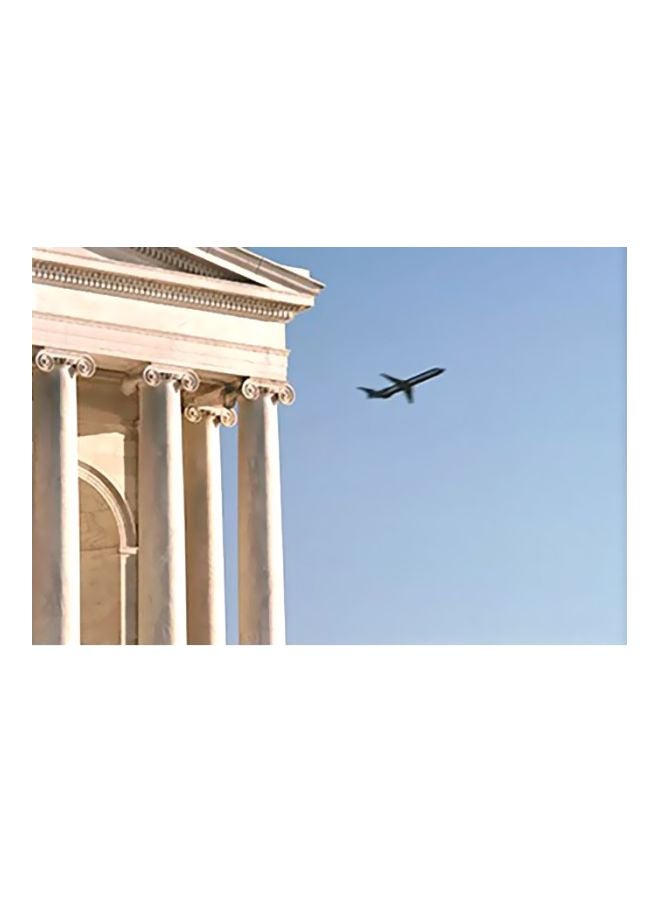 فوتو بلوك بوستر حائط للتزيين أزرق/بيج/أسود 18x24سم