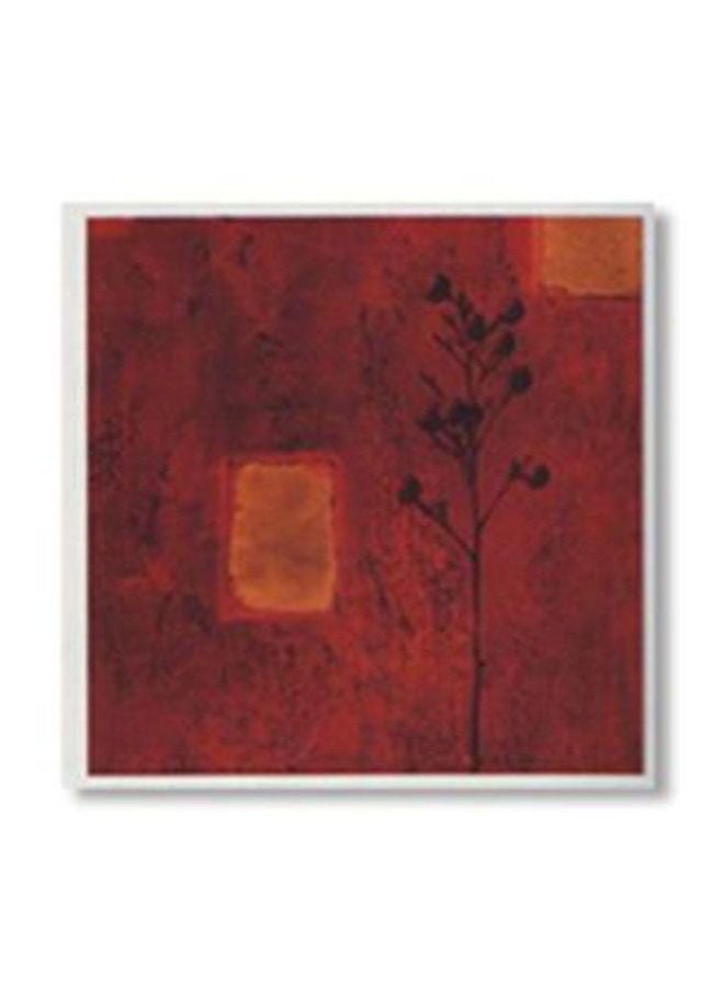 PHOTOBLOCK Decorative Wall Painting With Frame Red/Black 24x24cm