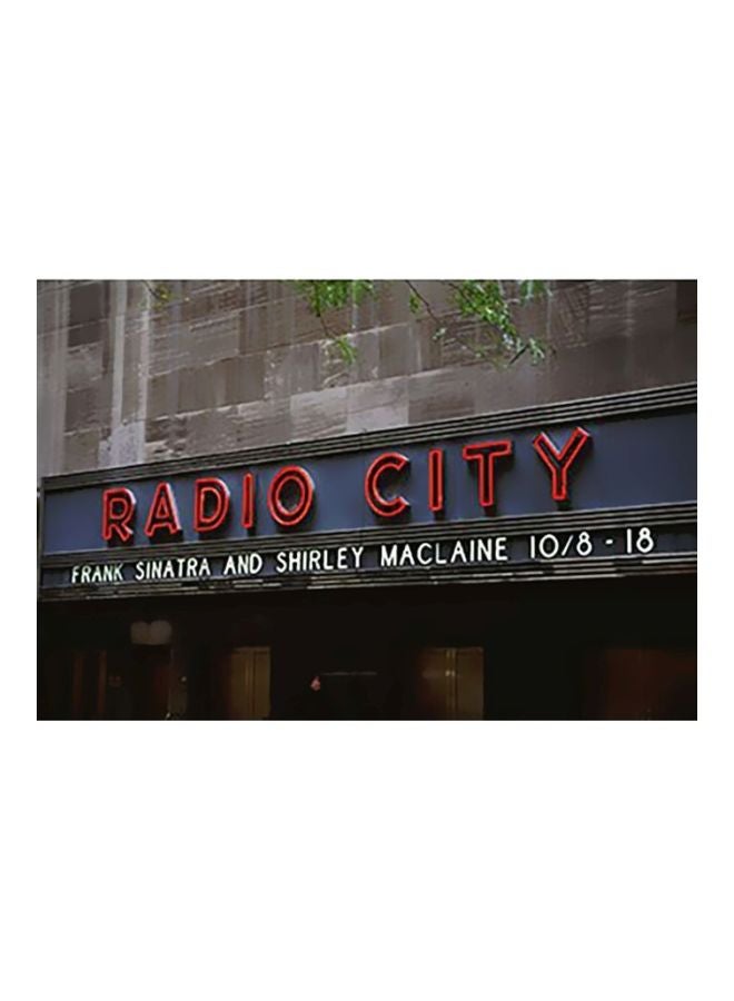 بوستر حائط للتزيين أزرق/أحمر/أسود 24x34سم