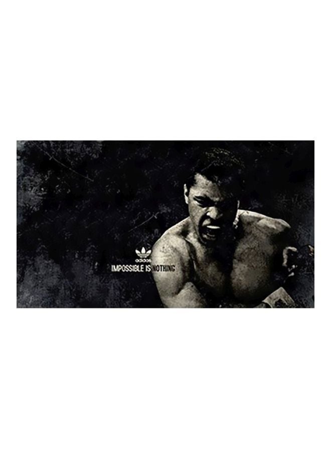 فوتو بلوك بوستر حائط للتزيين أسود/ رمادي 18x24سم