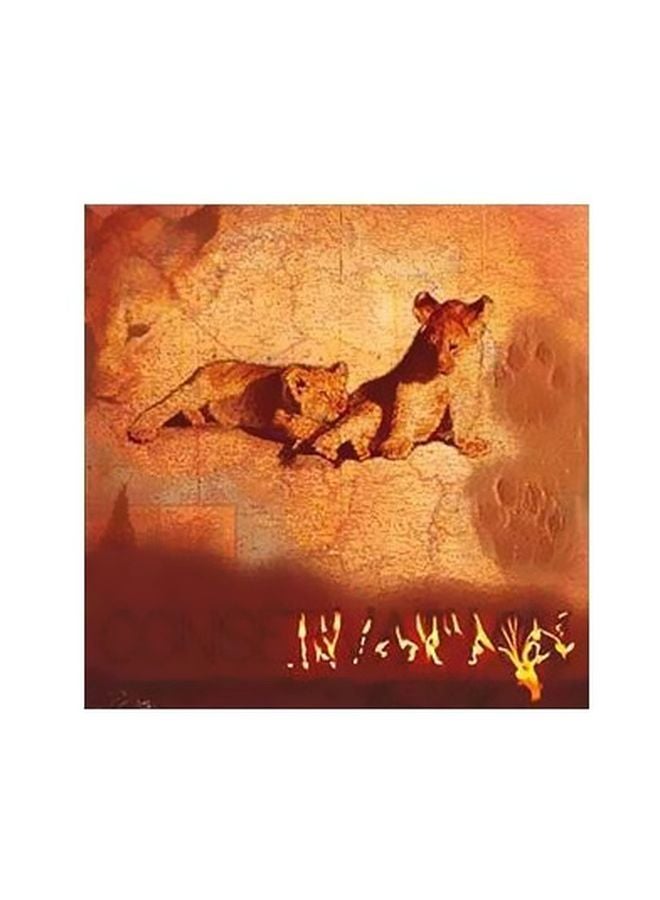 Decorative Wall Painting Beige/Orange/Brown 15×15cm