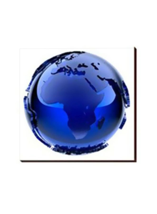 Photo Block Decorative Wall Painting With Frame Blue 30x30cm 
