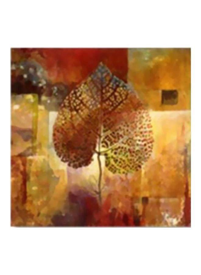 Decorative Wall Painting With Frame Multicolour 24x24cm