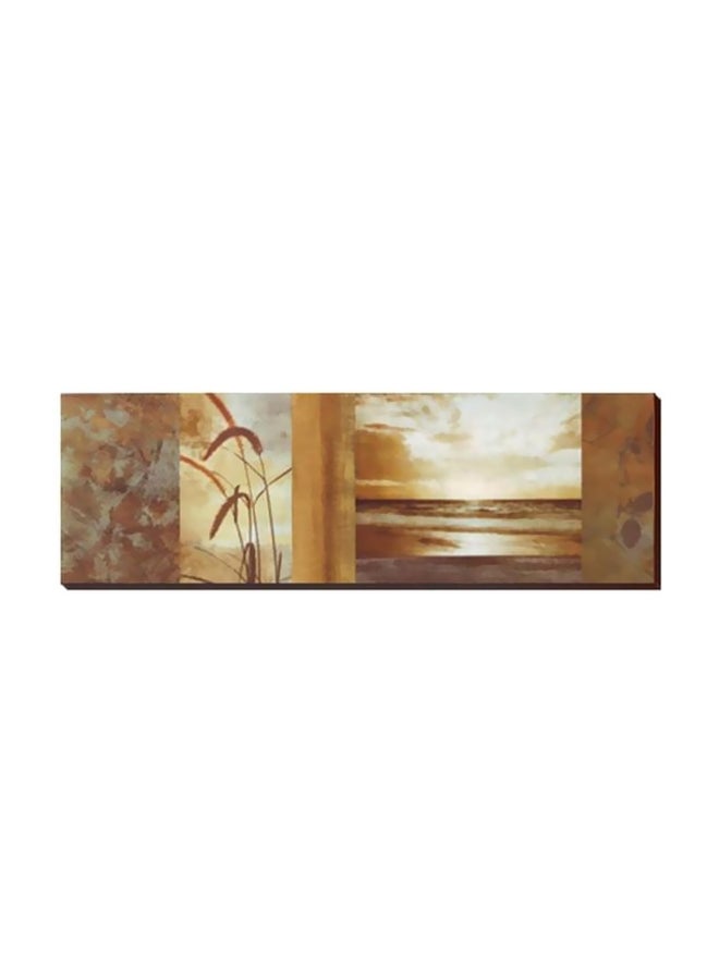 PHOTOBLOCK Decorative Wall Painting With Frame Beige/Brown/Grey 99x29cm 
